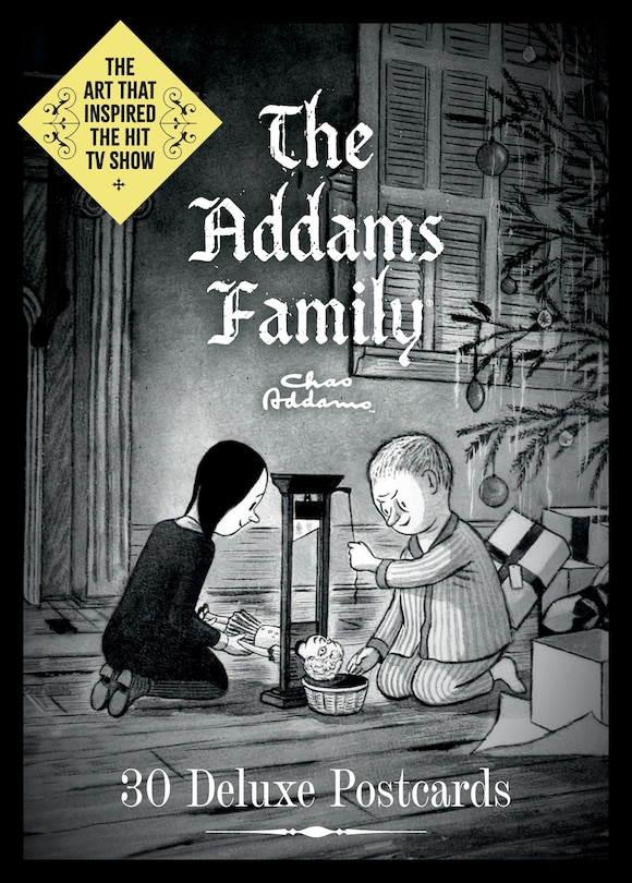 Front cover_The Addams Family: 30 Deluxe Postcards