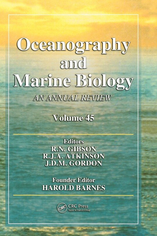 Couverture_Oceanography and Marine Biology