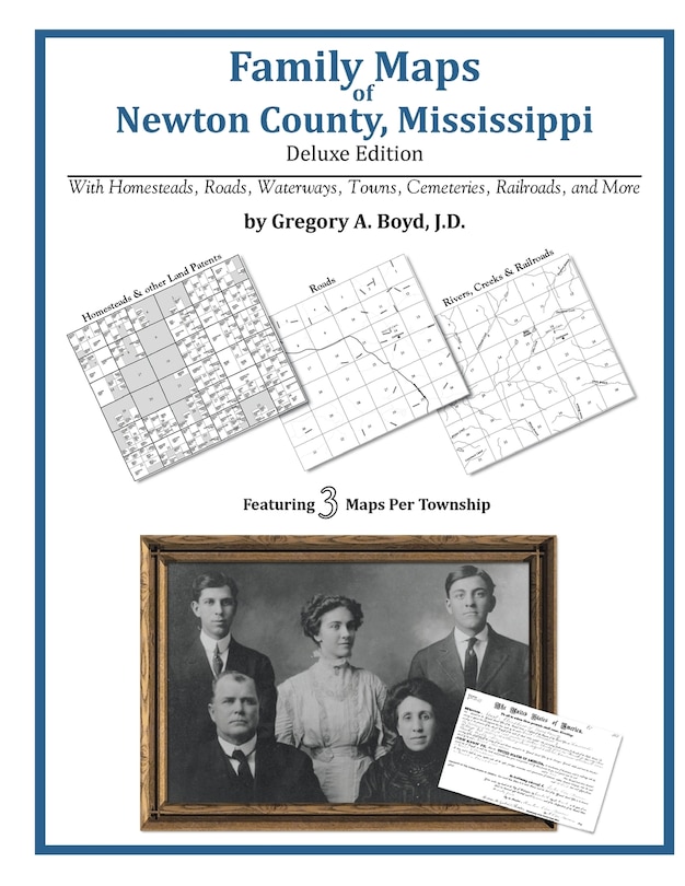 Front cover_Family Maps of Newton County, Mississippi