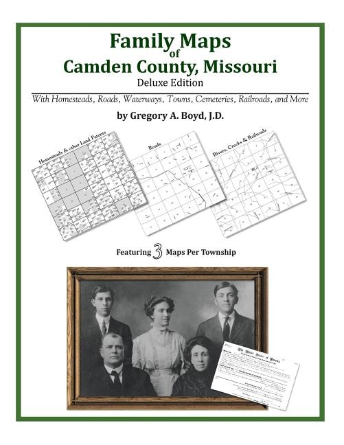 Front cover_Family Maps of Camden County, Missouri