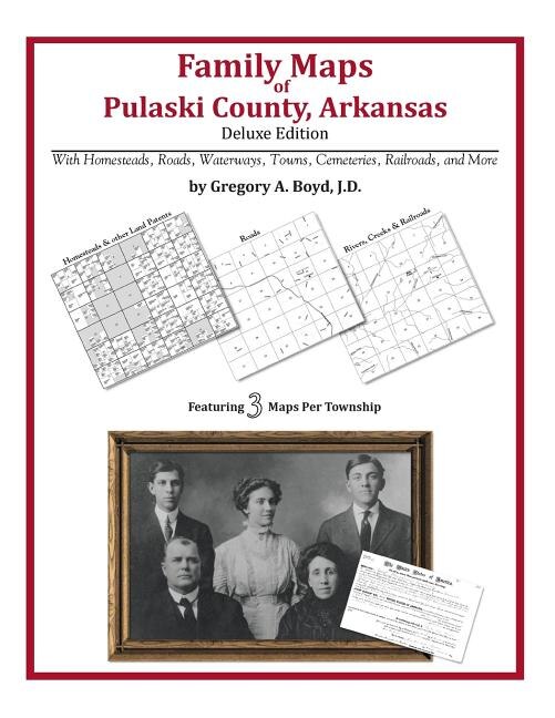 Front cover_Family Maps of Pulaski County, Arkansas