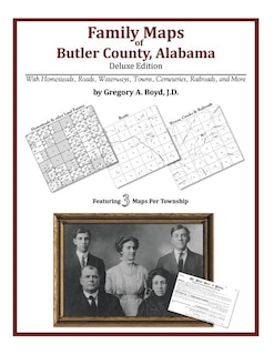 Front cover_Family Maps Of Butler County, Alabama, Deluxe Edition