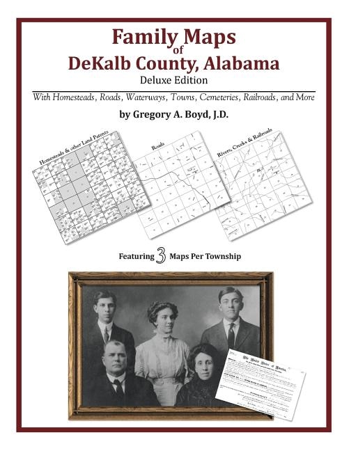 Front cover_Family Maps of DeKalb County, Alabama, Deluxe Edition