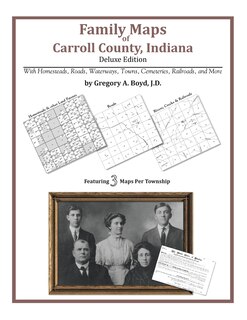 Front cover_Family Maps of Carroll County, Indiana