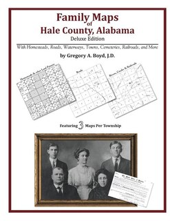 Front cover_Family Maps of Hale County, Alabama, Deluxe Edition
