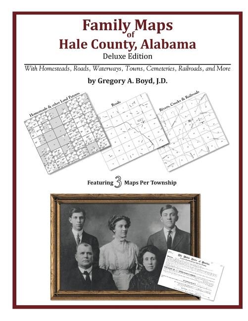 Front cover_Family Maps of Hale County, Alabama, Deluxe Edition