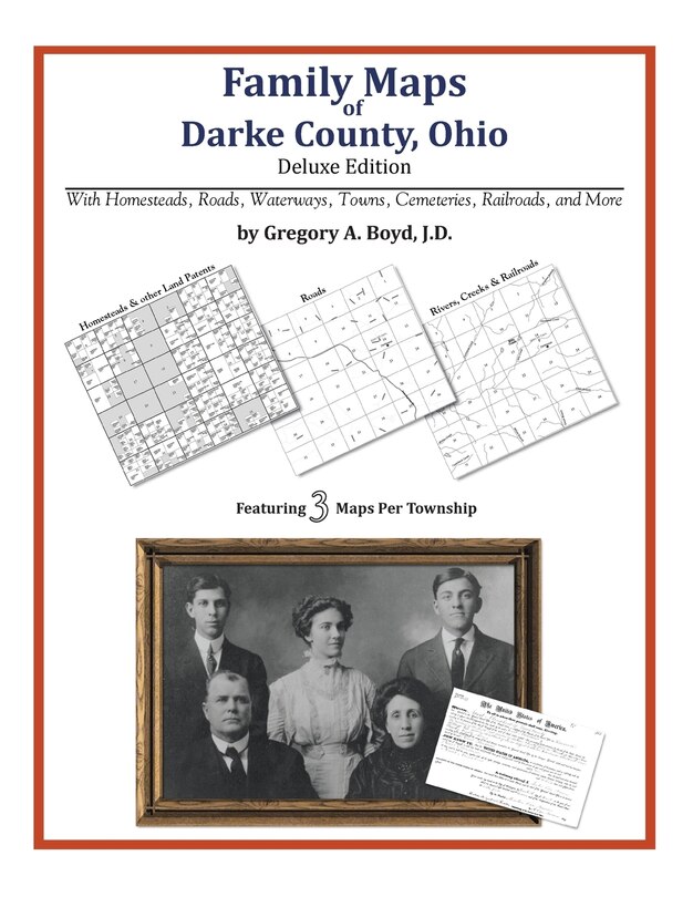 Front cover_Family Maps of Darke County, Ohio