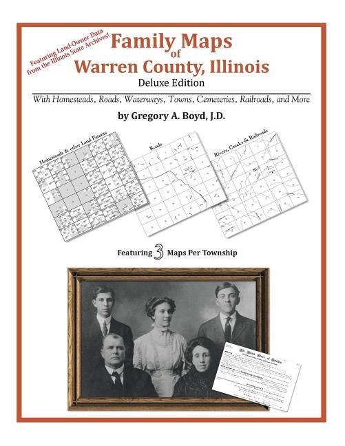 Front cover_Family Maps of Warren County, Illinois