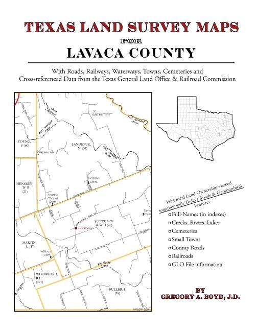Texas Land Survey Maps for Lavaca County