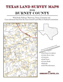 Front cover_Texas Land Survey Maps for Burnet County