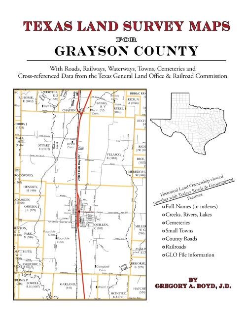 Texas Land Survey Maps for Grayson County