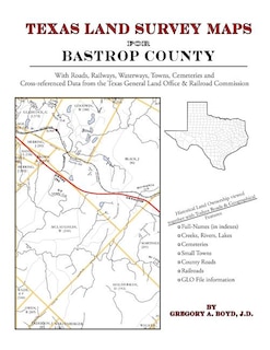 Front cover_Texas Land Survey Maps for Bastrop County