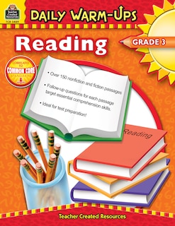Front cover_Daily Warm-Ups: Reading, Grade 3