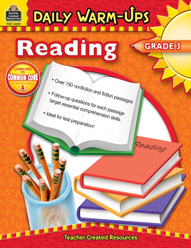 Front cover_Daily Warm-Ups: Reading, Grade 3
