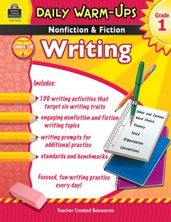 Front cover_Daily Warm-Ups: Nonfiction & Fiction Writing Grd 1