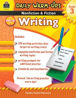 Front cover_Daily Warm-Ups: Nonfiction & Fiction Writing Grd 3
