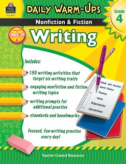Front cover_Daily Warm-Ups: Nonfiction & Fiction Writing Grd 4