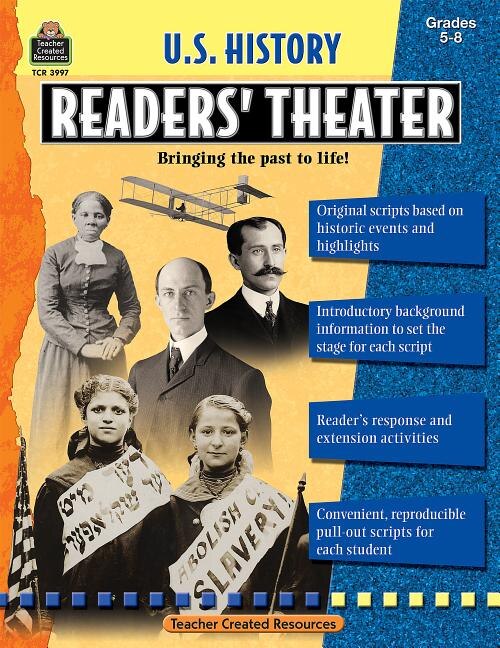 Front cover_Us History Readers' Theater Grd 5-8