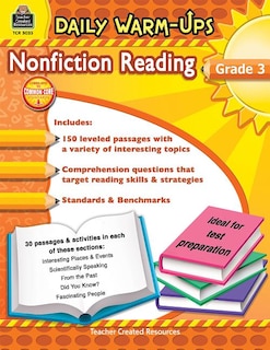 Front cover_Daily Warm-Ups: Nonfiction Reading Grd 3