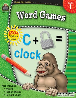 Couverture_Ready-Set-Learn: Word Games Grd 1
