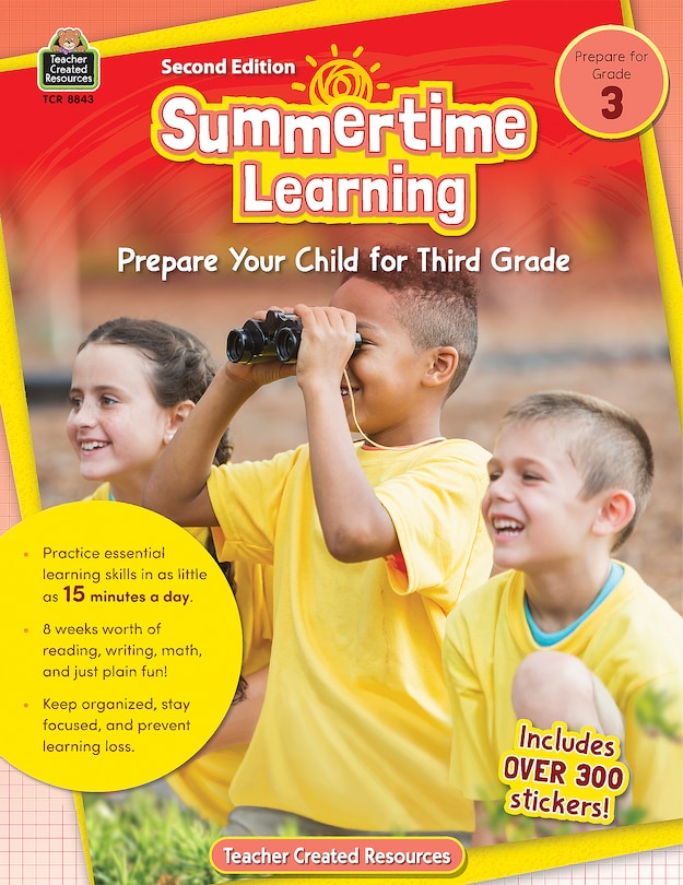 Front cover_Summertime Learning, Second Edition (Prep. for Gr. 3)