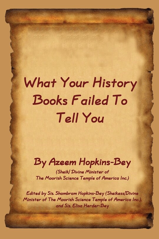 Couverture_What Your History Books Failed To Tell You