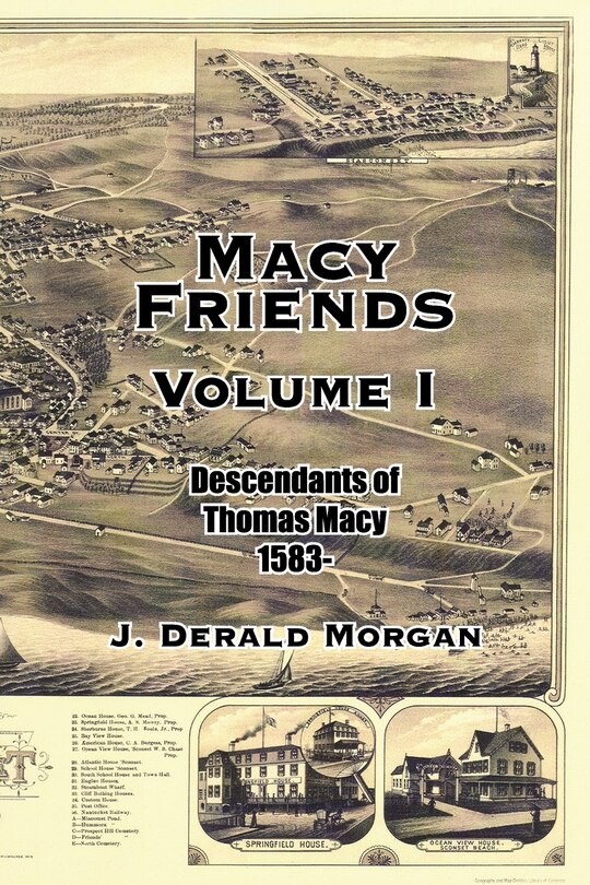 Front cover_Macy Friends Volume I: Descendants of Thomas Macy 1583-