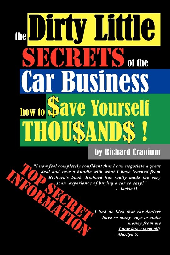 Front cover_The Dirty Little Secrets of the Car Business