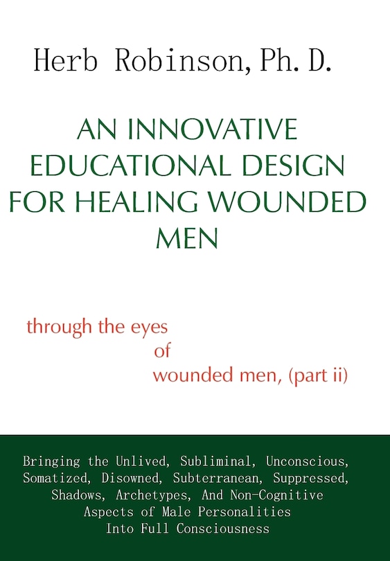 Front cover_An Innovative Educational Design for Healing Wounded Men