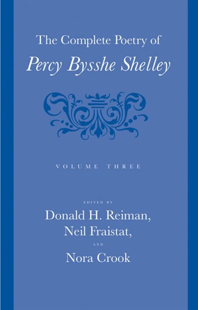 Couverture_The Complete Poetry of Percy Bysshe Shelley