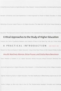 Couverture_Critical Approaches To The Study Of Higher Education