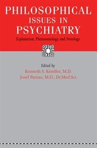 Couverture_Philosophical Issues In Psychiatry