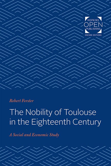 Front cover_The Nobility of Toulouse in the Eighteenth Century