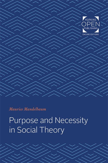 Couverture_Purpose and Necessity in Social Theory