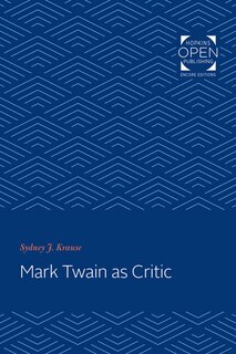 Front cover_Mark Twain as Critic