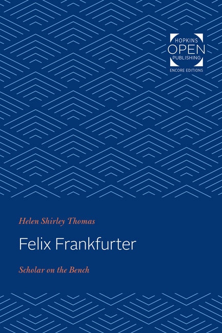 Front cover_Felix Frankfurter