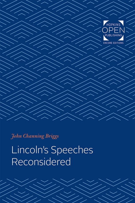 Front cover_Lincoln's Speeches Reconsidered