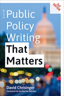 Front cover_Public Policy Writing That Matters