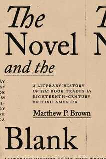 Front cover_The Novel and the Blank