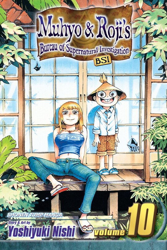 Front cover_Muhyo & Roji's Bureau of Supernatural Investigation, Vol. 10