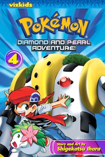 Front cover_Pokémon Diamond and Pearl Adventure!, Vol. 4