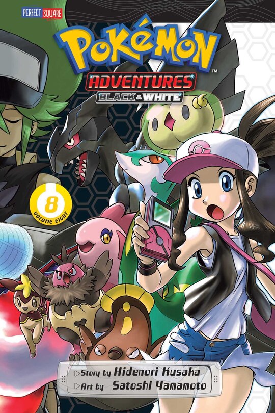 Front cover_Pokémon Adventures: Black and White, Vol. 8