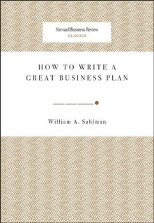Front cover_How to Write a Great Business Plan