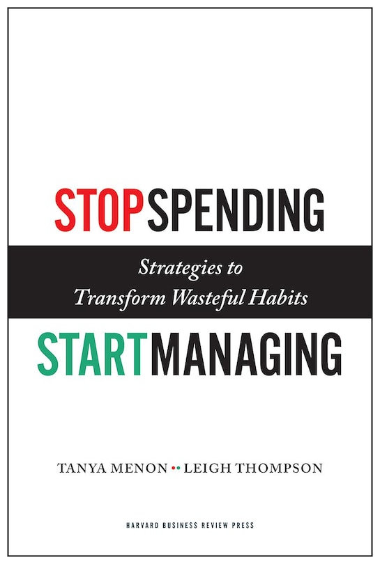 Front cover_Stop Spending, Start Managing