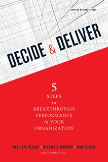 Couverture_Decide and Deliver