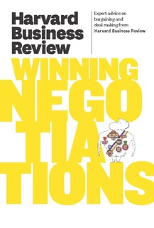Couverture_Harvard Business Review on Winning Negotiations
