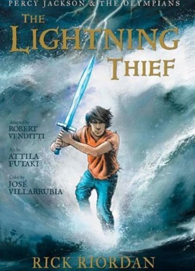 Front cover_Percy Jackson And The Olympians The Lightning Thief: The Graphic Novel