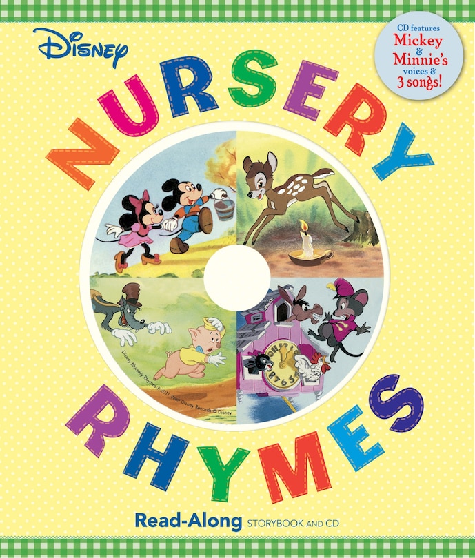 Front cover_Disney Nursery Rhymes ReadAlong Storybook and CD