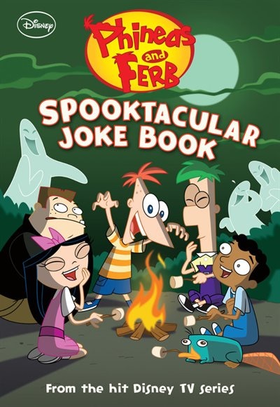 Front cover_Phineas And Ferb Spooktacular Joke Book