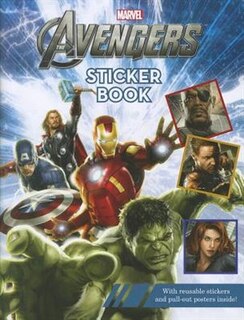 Couverture_The Avengers Reusable Sticker Book